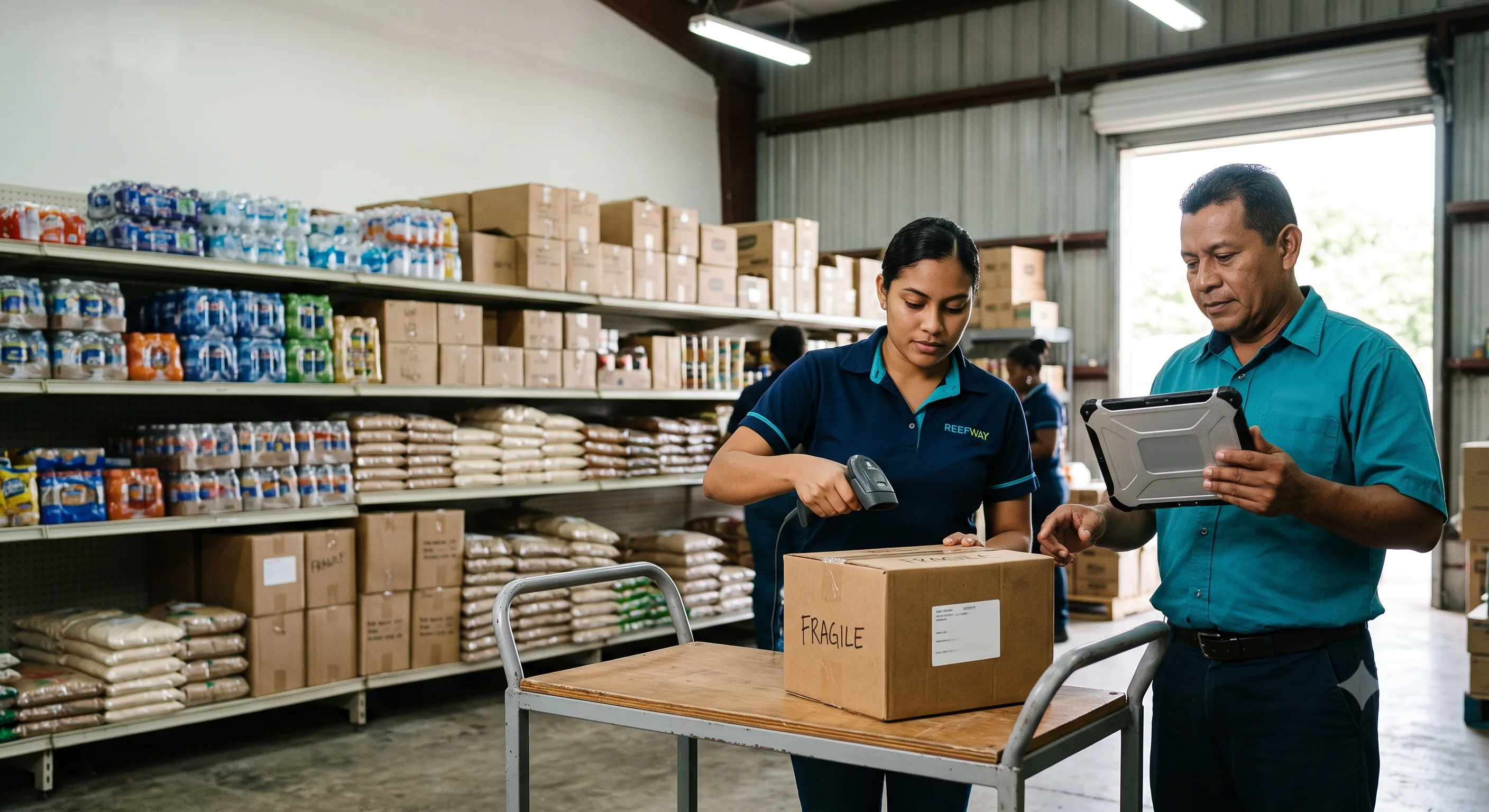 Receiving stock
